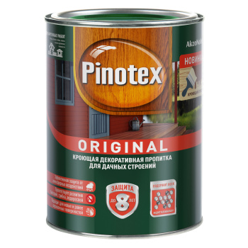 Кроющая декоративная пропитка 0,84 л Пинотекс Original BC *1/6