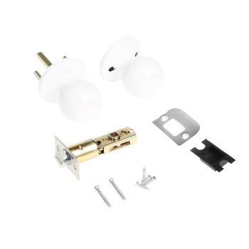 Ручка с защелкой Аvers 6072-05, без запирания, цвет белый