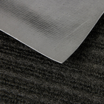 Коврик влаговпитывающий 60*90 см ребристый черный "KOVROFF" (арт.20301)  *1/10 (ДЮ181)