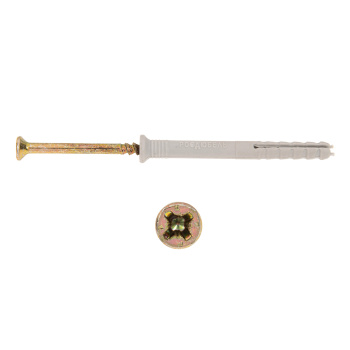 Дюбель с шурупом BROZEX 5,0*50 пакет (10шт) *10/100