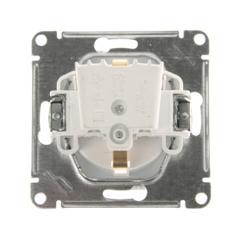 Механизм розетки 1-м СП ATLAS DESIGN с заземл. 16А жемчуг SchE ATN000443