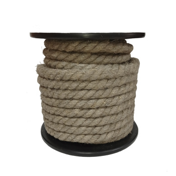 Веревка льнопеньковая d16мм арт.10161 (бухта на катушке) ("Сибшнур") *50