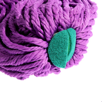 Насадка сменная д/мытья пола д/швабры с отжимом "Умничка-Twist" микрофибра KD-8210TWR ("МПл") *1/50