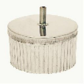 Заглушка с конденсатоотводом d120 0,5мм нержавейка AISI 430 GS *1