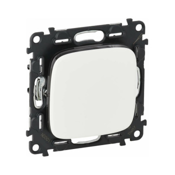 Механизм выключателя 1-кл. СП Valena Allure 10А IP20 250В 10АХ с лицевой панелью; безвинтовые зажимы