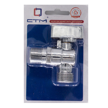 Кран для бытовой техники угловой 1/2х1/2 П/П шаровой, латунь,удл.резьба СТМ CAMR1212 *1/100 Кран для бытовой техники угловой 1/2х1/2 П/П шаровой, латунь,удл.резьба СТМ CAMR1212 *1/100