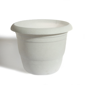 Кашпо пластм. "Toprak" 13,0л d верха 335мм h260мм с поддоном Мрамор А5250мр (Копейск)  *1/10
