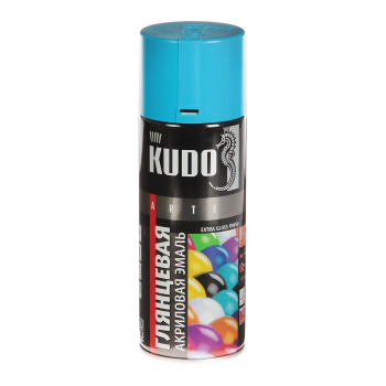 Эмаль-аэрозоль голубой 520 мл RAL 5012 KUDO *1/12