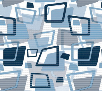 Коврик для ванной ПВХ шир. 65см х15м "DEKOMARIN" 050А "Абстракция на голубом" (Турция) *15