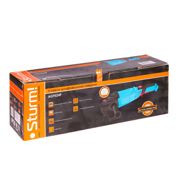 Шлифмашина угловая 230мм STURM AG9524Р (2600Вт, 3-х поз.ручка) + щетки *1/2