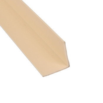 Уголок отделочный ПВХ 15*15 слоновая кость 2,7м РСП *50