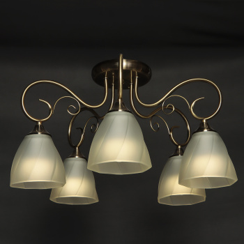 Люстра С0591/5 5*40W E27 (q-550 h-290) S=20м2 VERNER LIGHTING *1