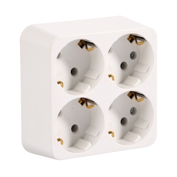 Разветвитель  4роз.  с заземлением 16А АМ 16-4Е "Фотон" 12326   *1/12/72