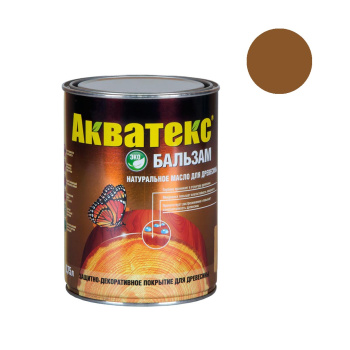 Акватекс-бальзам (натуральное масло д/древесины) тик 0,75 л *1/6/576 Акватекс-бальзам (натуральное масло д/древесины) тик 0,75 л *1/6/576