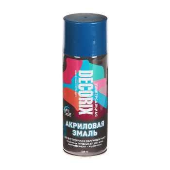 Эмаль-аэрозоль берлинская глазурь 520 мл DECORIX (NO.21) *1/12