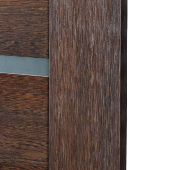 Дверное полотно остекленное BROZEX-WOOD Comfort-2, 2000х600х36 мм, кедр венге 3D