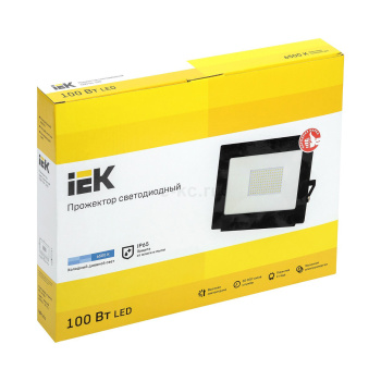 Прожектор светодиод. СДО 06-100 6500К IP65 черн. ИЭК LPDO601-100-65-K02 *1/5