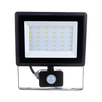 Прожектор светодиодный СДО 06-50Д 6500К IP54 с ДД черн. ИЭК LPDO602-50-65-K02