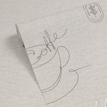 Обои  флиз Ateliero Cafe (сер.) 589698  1.06*10м *6