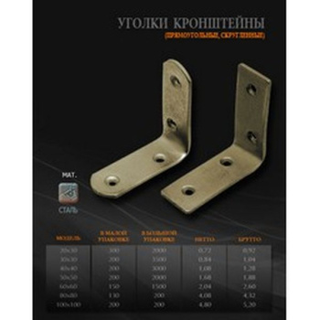 Уголок мебельный 2-30 круглый НОРА-М *10/180