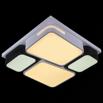 Люстра светодиодная Reluce 03488-9.2, 54 Вт, пульт д/у, диммер, цвет белый Люстра светодиодная Reluce 03488-9.2, 54 Вт, пульт д/у, диммер, цвет белый