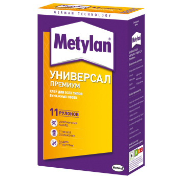 Клей для обоев универсальный 250г "Метилан Универс. Премиум" 586526 (Хенкель)*1/18 Клей для обоев универсальный 250г "Метилан Универс. Премиум" 586526 (Хенкель)*1/18