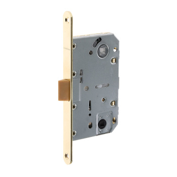 Защелка врезная п/ручку и фиксатор ЗОЛОТО БЕСШУМНАЯ 5300-Р-WC-G Сode Deco *1/40