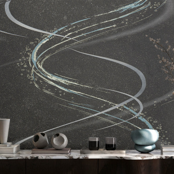 Обои  флиз  Ateliero Tornado (графит) 589239 1.06*10м *6