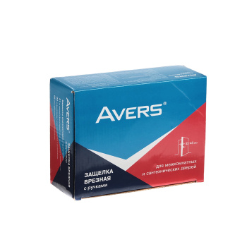 Защелка ФАЛЕВАЯ фиксатор ХРОМ 8091-03 CR Аvers *1/24