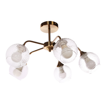 Люстра N5053/5 COP Е27 5*40Вт ( h=310; d=610) VERNER LIGHTING *1