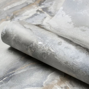 яяяОбои флиз "AS Палитра" Аспект Deluxe Обсидиан (сер.) 70633-41 1,06*10м *1/6