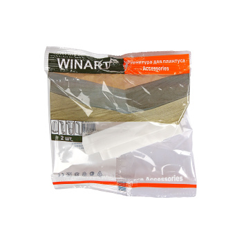 Соединитель Winart, 80 мм, 318 белый матовый, 2 шт.