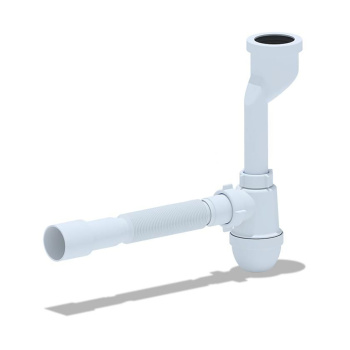 Сифон для писсуара Ани с трубой 40*40/50 U0115 *1