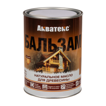 Акватекс-бальзам (натуральное масло д/древесины) лиственница 0,75 л *1/6/576