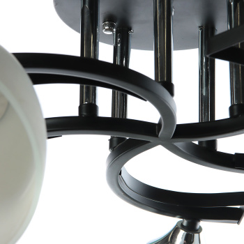 Люстра N3158/5  5*40W E27 (q-600 h-250) S=20м2  VERNER LIGHTING *1