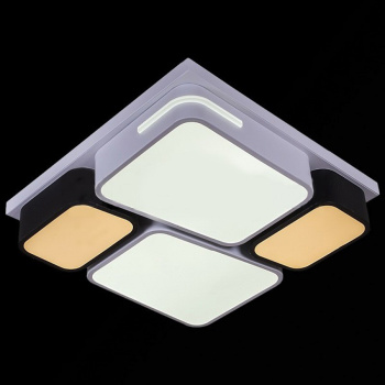 Люстра светодиодная Reluce 03488-9.2, 54 Вт, пульт д/у, диммер, цвет белый Люстра светодиодная Reluce 03488-9.2, 54 Вт, пульт д/у, диммер, цвет белый