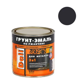 Грунт-эмаль 0.75 л по ржавчине DALI, RAL 7024 графит