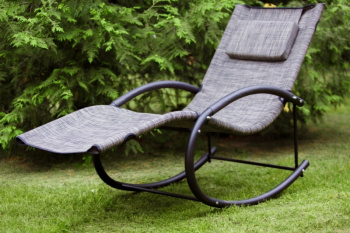 Кресло-шезлонг Качалка 1590х690х1045, (120 кг) с1214  (Беларусь) *120