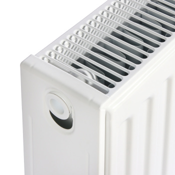 Радиатор стальной 22 панели Oasis, 449 мм, 1367 Вт, белый