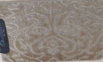 Коврик д/ванной Bombini "Classic" Комплект:(60см х 100см)+д/туалета Св.-коричневый CLT 201807 *1/25