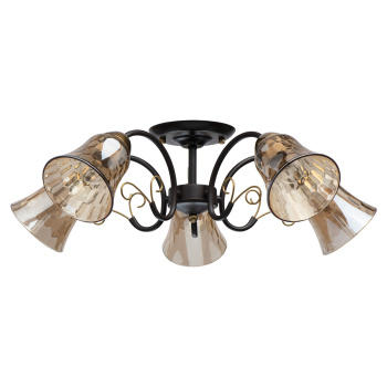 Люстра De City 372014205, E27, 5 ламп, 60 Вт, цвет черный