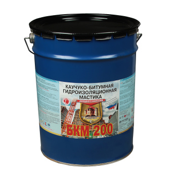 Мастика битумно-каучуковая 20 кг Рогнеда, гидроизоляционная