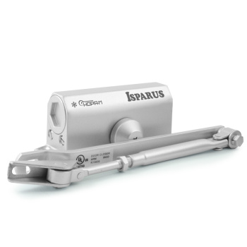 Доводчик для дверей от 50кг до 110кг серебро морозостойкий 430 ISPARUS *1/10