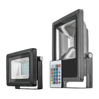 Прожектор светодиод. ОНЛАЙТ ЦВЕТНОЙ OFL-20-RGB-BL-IP65-LED 16 статич. и 4 динамич 61147 ***1/10
