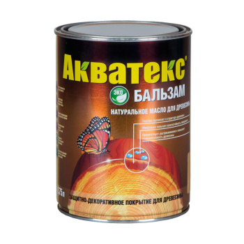 Акватекс-бальзам (натуральное масло д/древесины) бесцветный 0,75 л *1/6/576 Акватекс-бальзам (натуральное масло д/древесины) бесцветный 0,75 л *1/6/576