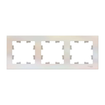 Рамка 3-м ATLAS DESIGN универс. жемчуг SchE ATN000403