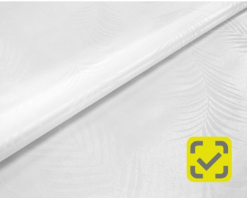 Скатерть тканенвая с TPU покрытием JACQUARD белая, 140*180см, мод. YM-T20C *1