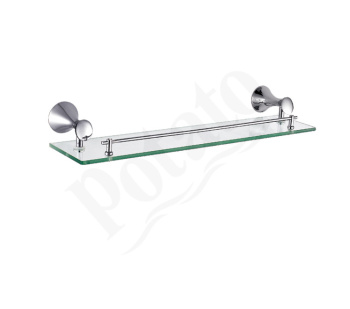 Полка д/ванной стеклянная Potato P7507 *1/10