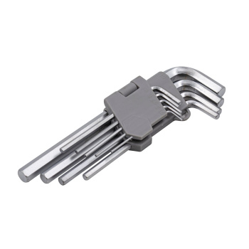 Набор ключей имбусовых НЕХ удлиненные сатин1,5-10 мм.9ШТ.арт.43-2-109 Ремоколор *1/6/60