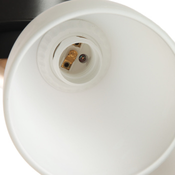 Люстра Verner Lighting N41555, 40 Вт, E27, 5 ламп, черный/белый